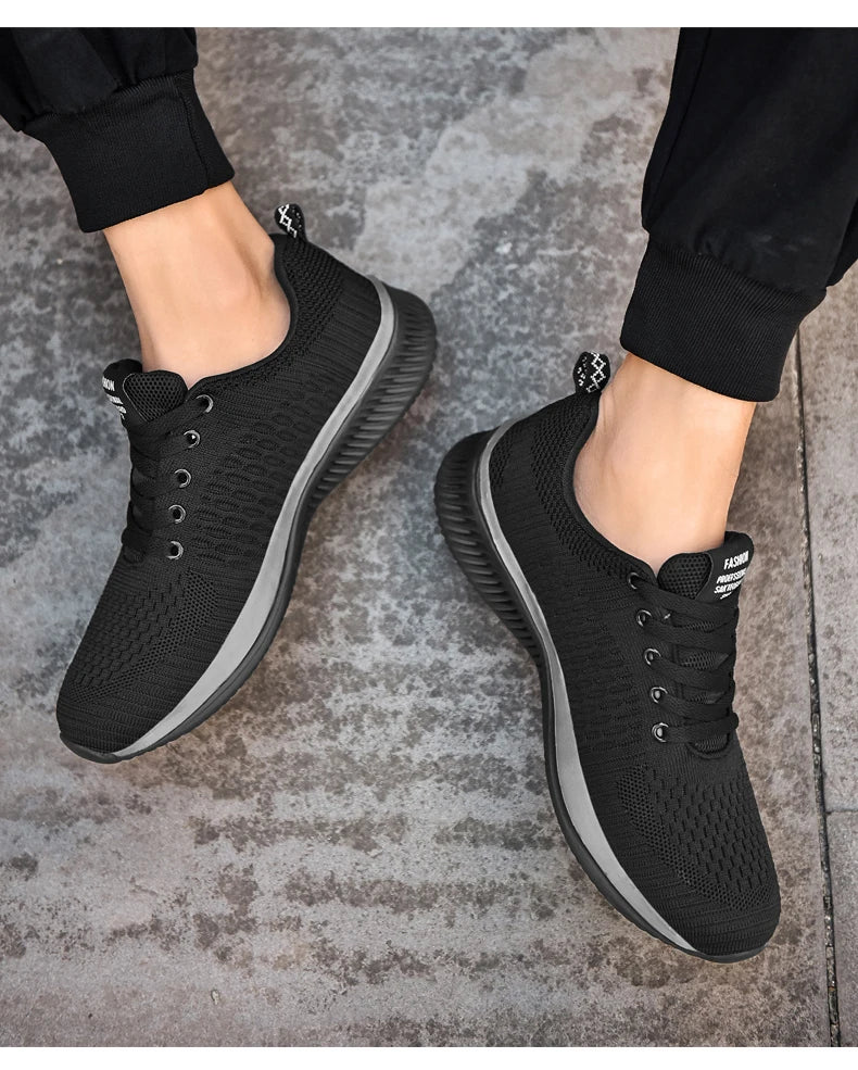 Men Shoes Breathable Men's Sneakers Comfortable Casual Shoes Tenis Outdoor Slip On Walking Sneakers