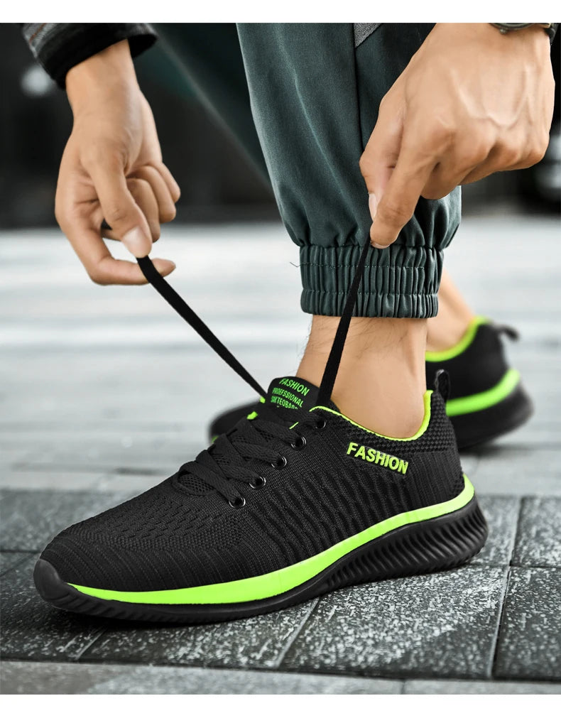 Men Shoes Breathable Men's Sneakers Comfortable Casual Shoes Tenis Outdoor Slip On Walking Sneakers