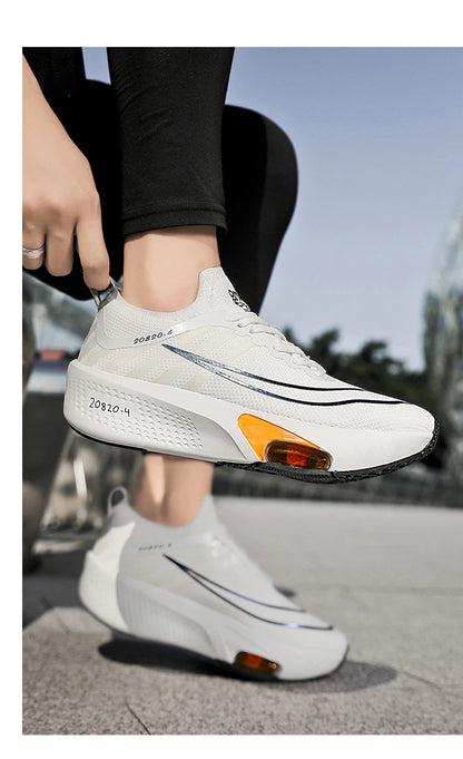 New Marathon Air Cushion Men Running Shoes Breathable marathon Sports gihtweight Sneakers Women's Comfortable Athletic Training