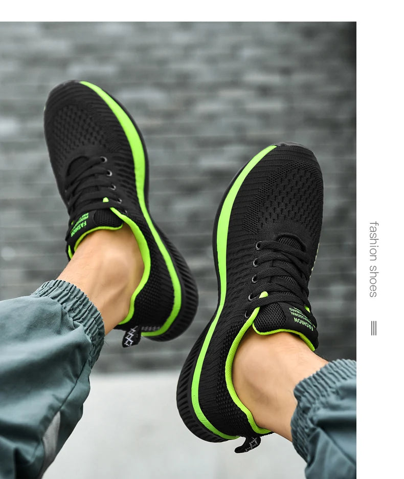 Men Shoes Breathable Men's Sneakers Comfortable Casual Shoes Tenis Outdoor Slip On Walking Sneakers