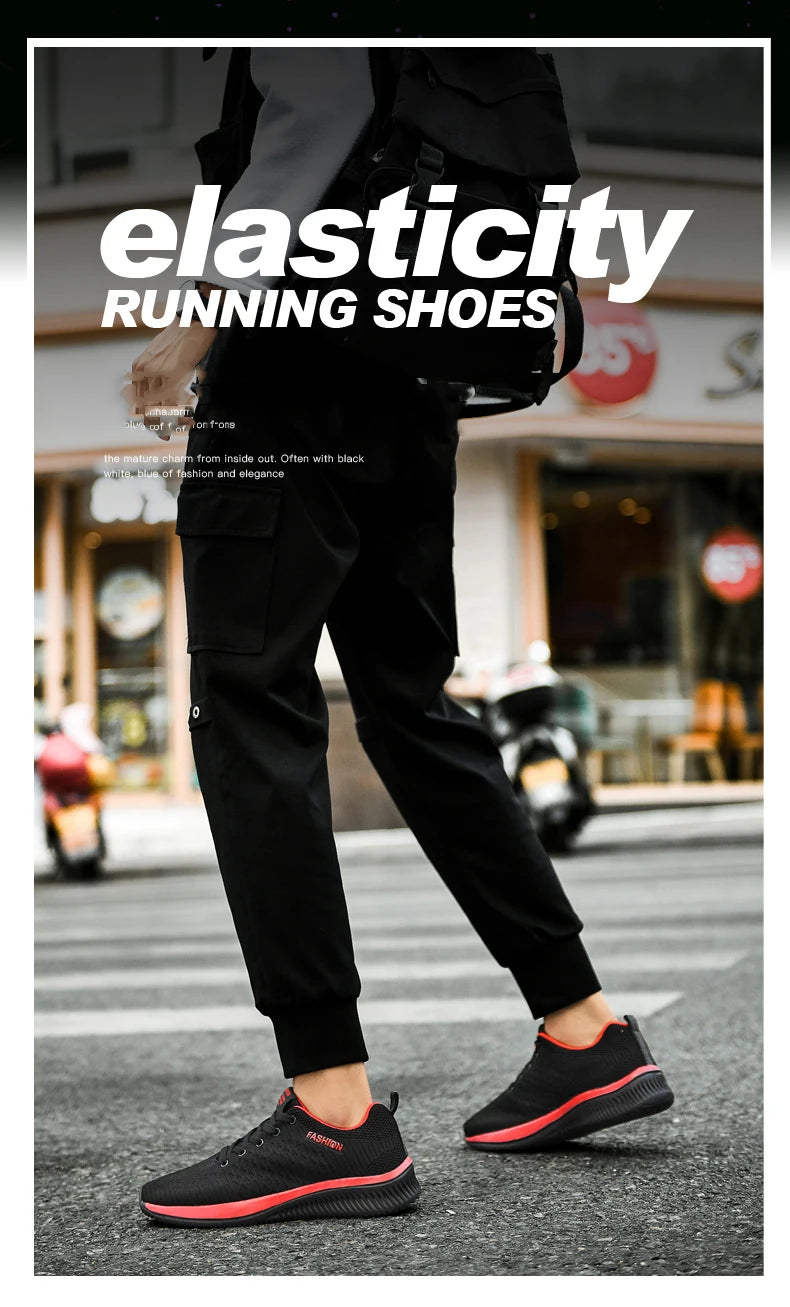 Men Shoes Breathable Men's Sneakers Comfortable Casual Shoes Tenis Outdoor Slip On Walking Sneakers