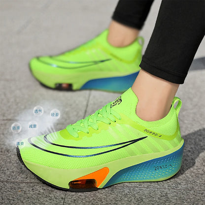 New Marathon Air Cushion Men Running Shoes Breathable marathon Sports gihtweight Sneakers Women's Comfortable Athletic Training