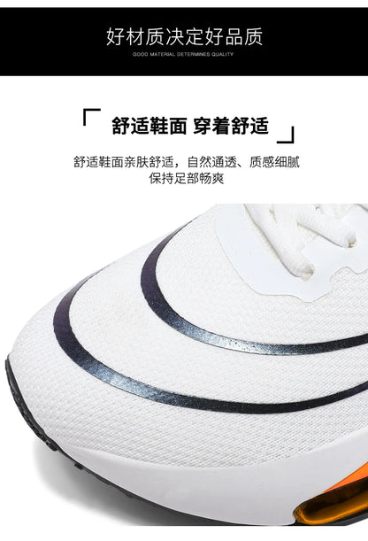 New Marathon Air Cushion Men Running Shoes Breathable marathon Sports gihtweight Sneakers Women's Comfortable Athletic Training