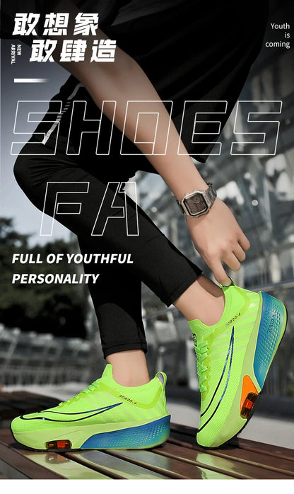 New Marathon Air Cushion Men Running Shoes Breathable marathon Sports gihtweight Sneakers Women's Comfortable Athletic Training