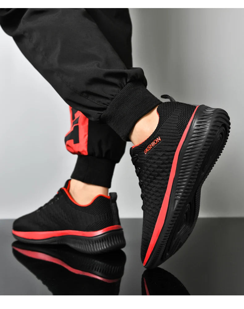 Men Shoes Breathable Men's Sneakers Comfortable Casual Shoes Tenis Outdoor Slip On Walking Sneakers