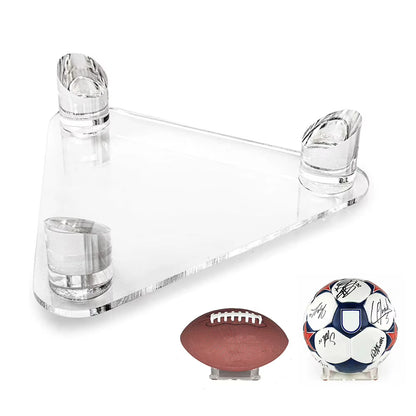 1Pcs Acrylic Ball Stand Display Holder Transparent Sports Ball Storage Rack for Football Basketball Volleyball Soccer